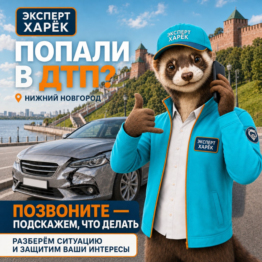 Попали в ДТП? Позвоните — Эксперт Харёк подскажет, что делать
