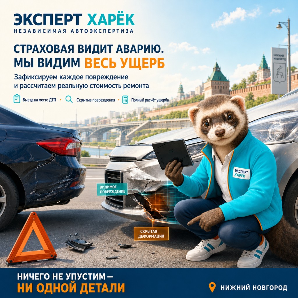 Страховая видит аварию — мы видим весь ущерб. Эксперт Харёк